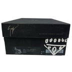 Giuseppe Zanotti Taz 110 Jeweled Sandal Heels, Black Raso Doppiato
