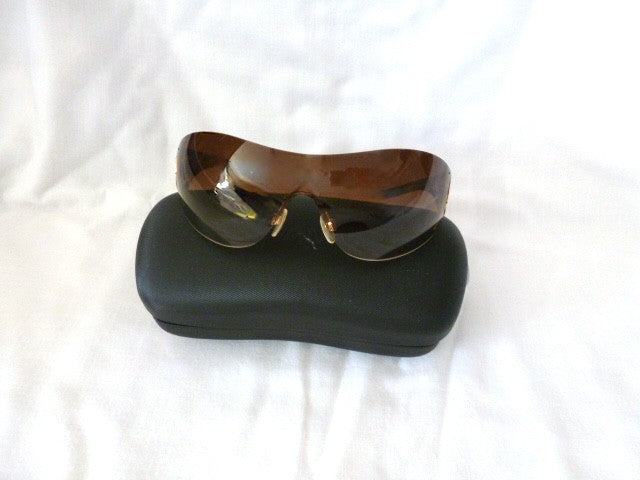 Chanel 4146 Oversized Wraparound Sunglasses