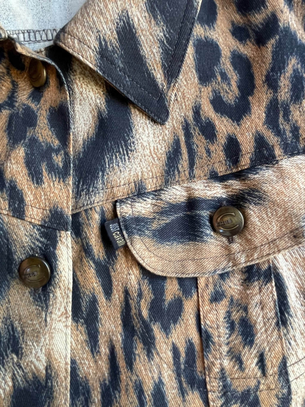 Just Cavalli Leopard Print Two-Piece Set