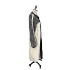 Nannell Mohair Sweater Coat, Cream & Black Striped Yoke