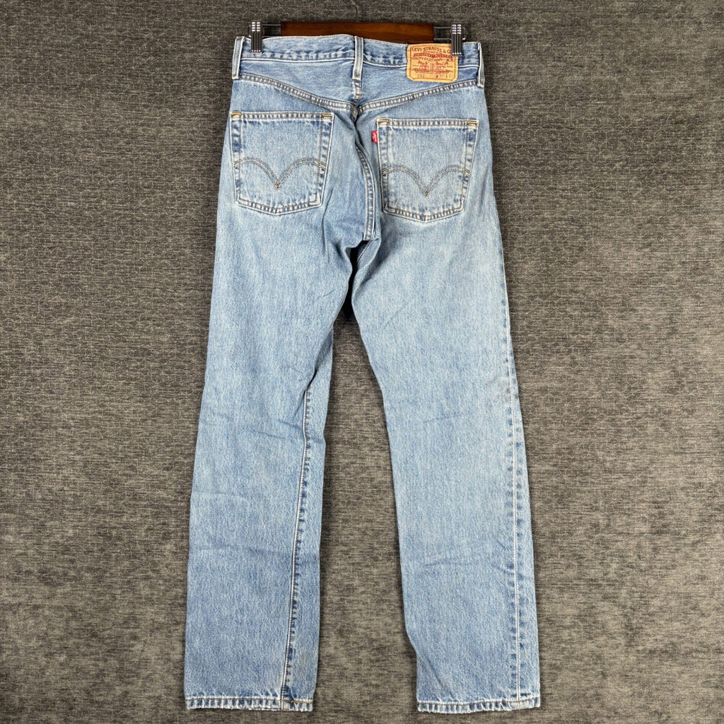Levi's 501 Jeans - Light Wash Blue Straight Leg