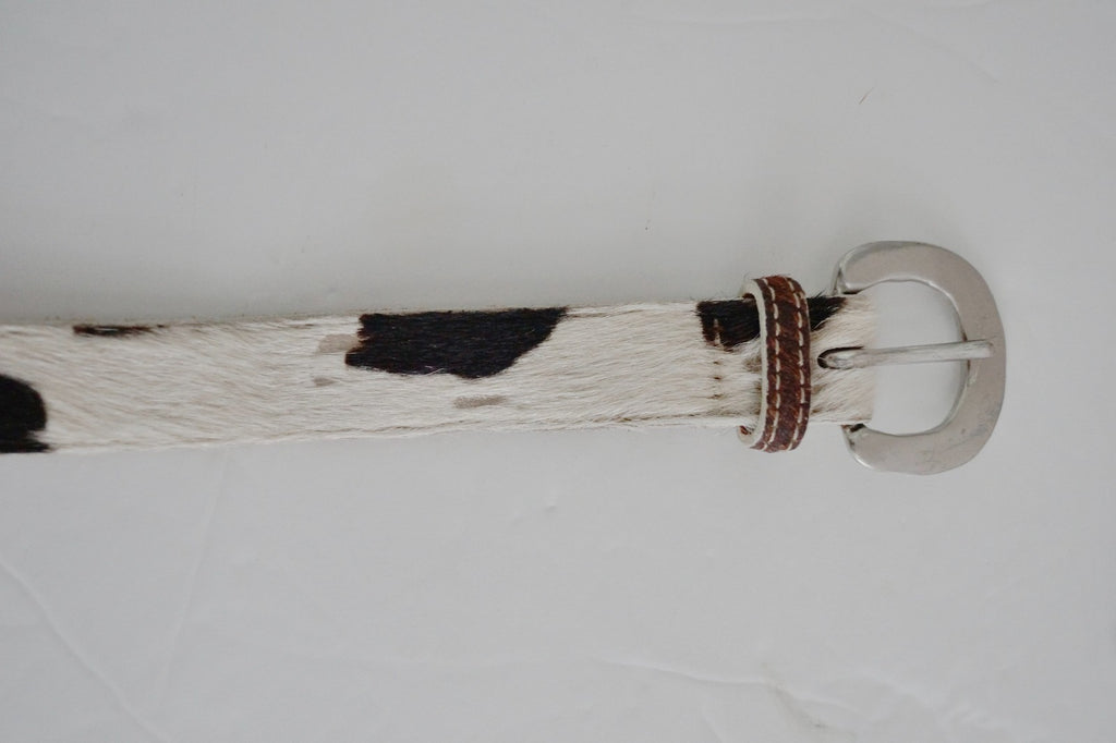 Vintage Gap Cow Hair Leather Belt, Made in USA