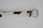 Vintage Gap Cow Hair Leather Belt, Made in USA