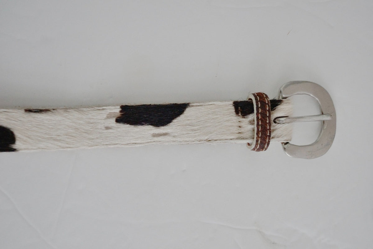 Vintage Gap Cow Hair Leather Belt, Made in USA