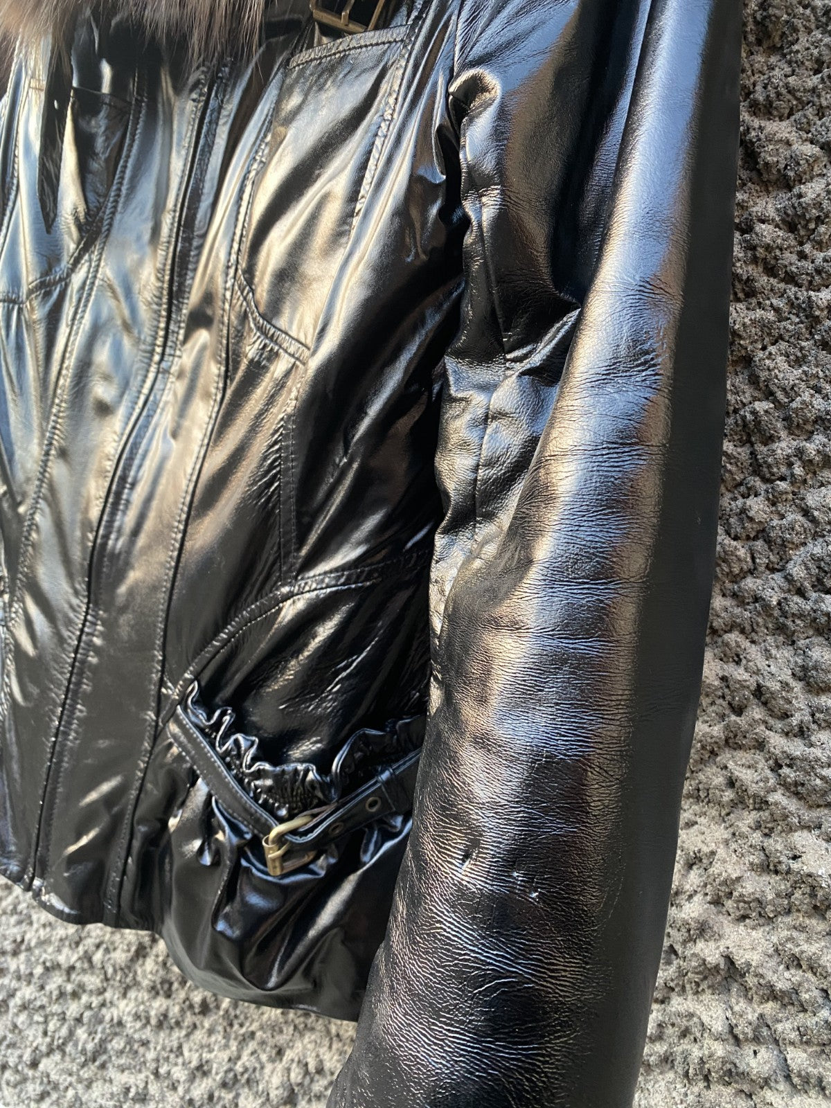 Vintage 90s Japanese Avant Garde Style Leather Jacket