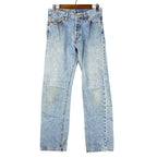 Levi's 501 Jeans - Light Wash Blue Straight Leg
