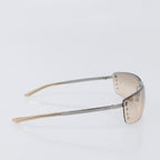 Christian Dior Sunglasses, Brown Metal Frame