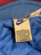 Nike Force Wool Varsity Bomber Jacket - Vintage Basketball