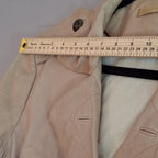 Wilsons Leather Maxima Beige Belted Short Leather Jacket