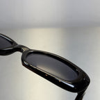 Gucci Oval Sunglasses, Black with Side G Logo