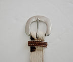 Vintage Gap Cow Hair Leather Belt, Made in USA