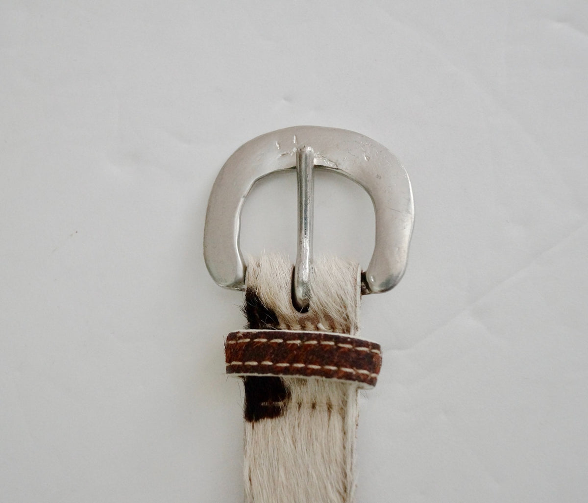 Vintage Gap Cow Hair Leather Belt, Made in USA