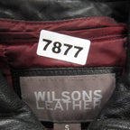 Wilsons Leather Jacket - Black Leather with Removable Thinsulate Liner