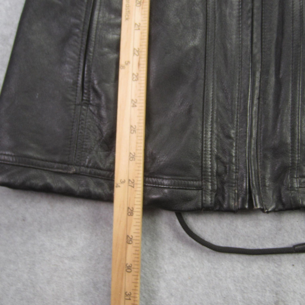 Wilsons Leather Jacket - Black Leather with Removable Thinsulate Liner
