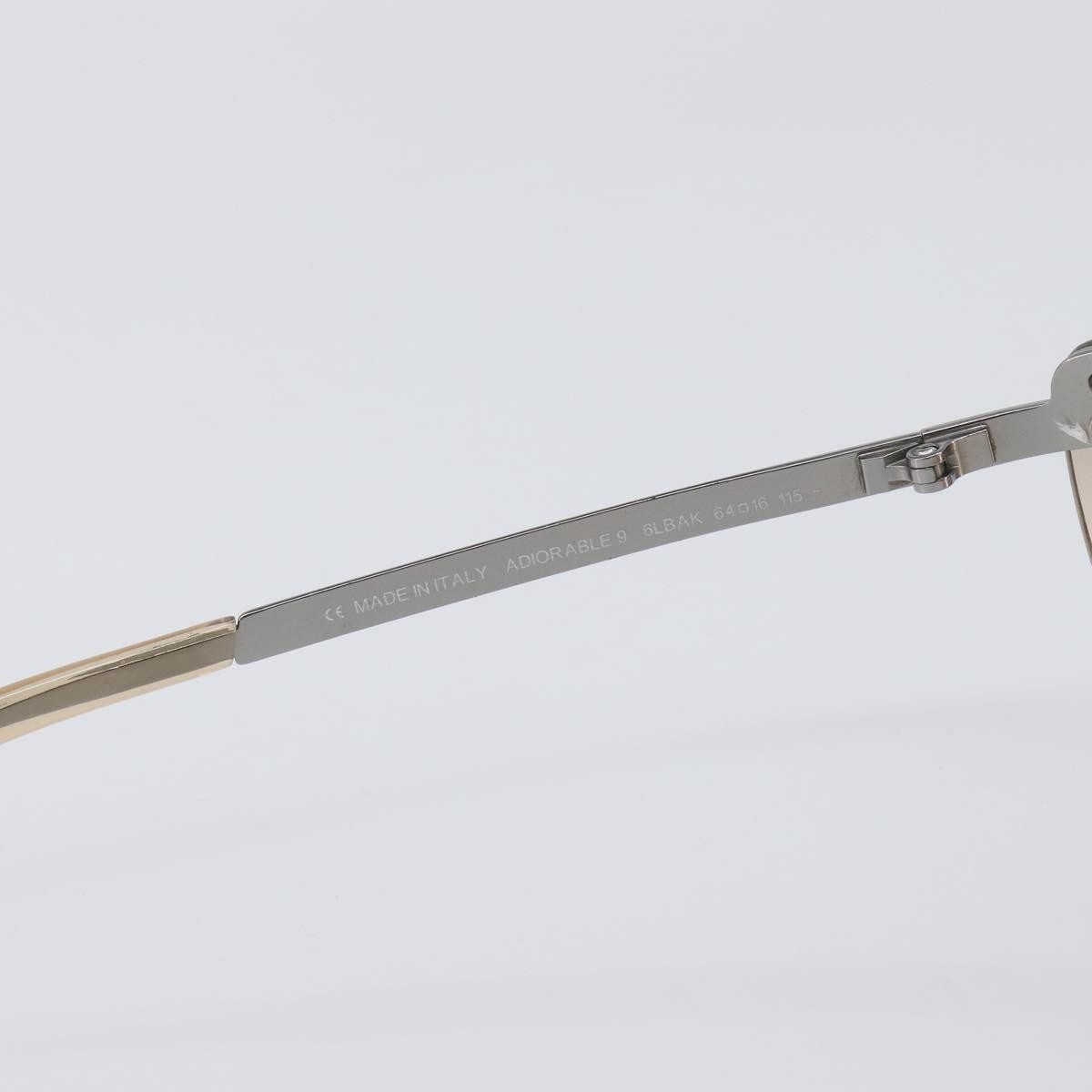 Christian Dior Sunglasses, Brown Metal Frame