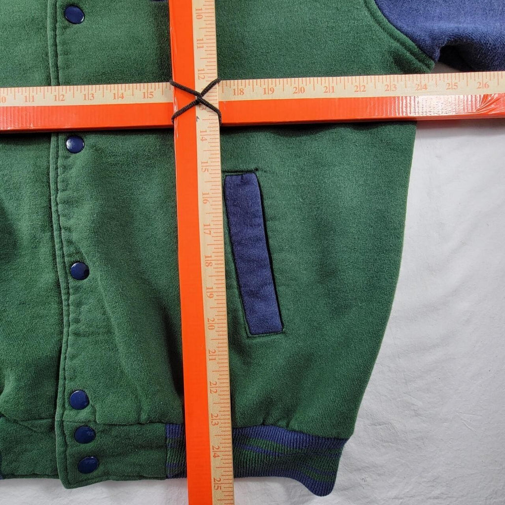 Nike Varsity Bomber Jacket in Blue and Green