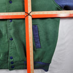 Nike Varsity Bomber Jacket in Blue and Green