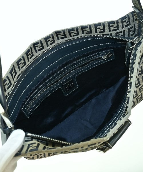 Fendi Shoulder Bag, Beige & Black Patterned
