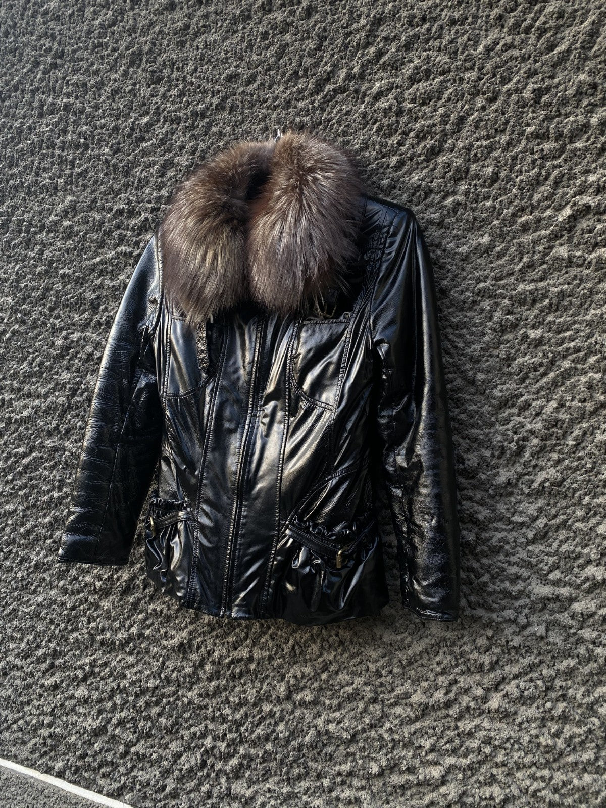 Vintage 90s Japanese Avant Garde Style Leather Jacket