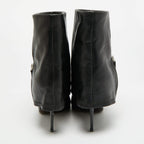 Giuseppe Zanotti Black Leather Mid-Calf Boots
