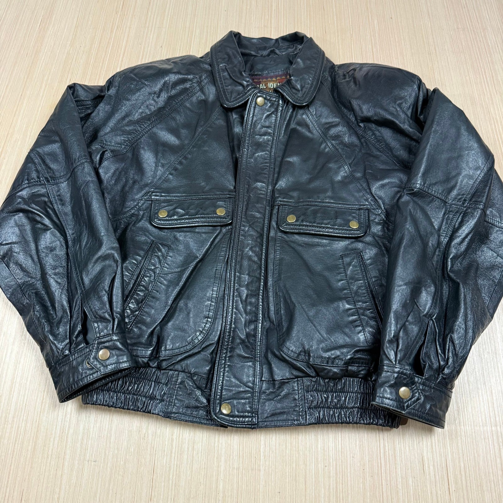 G-III Leather Bomber Jacket, Medium