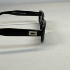 Gucci Oval Sunglasses, Black with Side G Logo