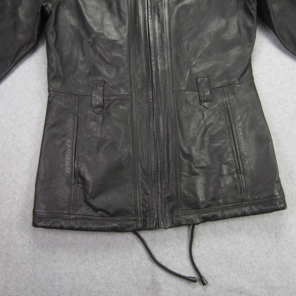 Wilsons Leather Jacket - Black Leather with Removable Thinsulate Liner
