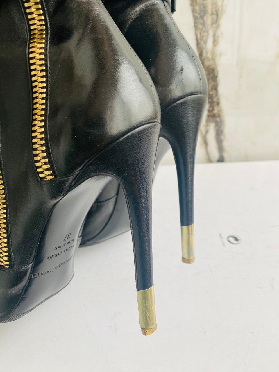 Gianmarco Lorenzi Heeled Boots, Size 37