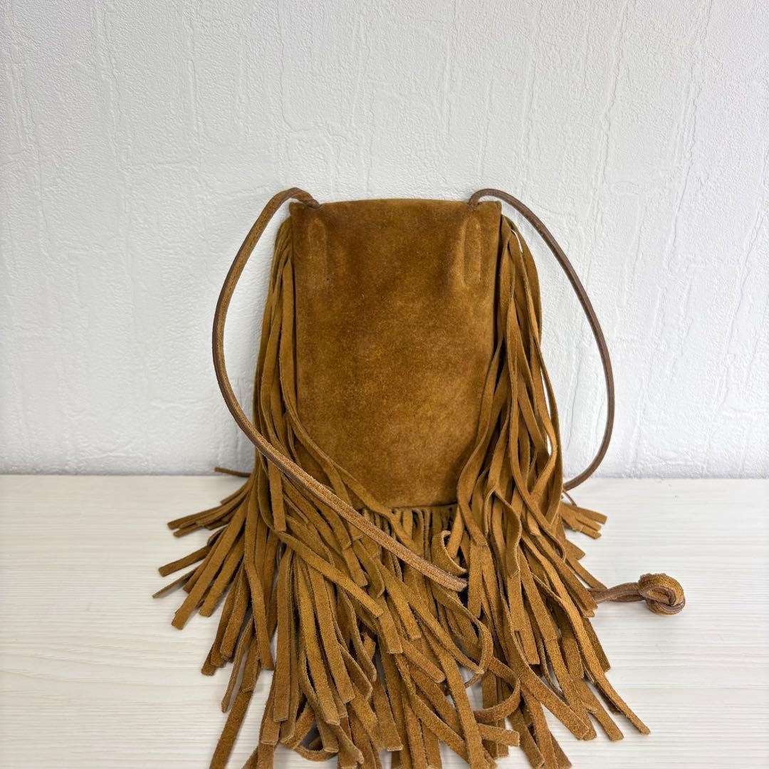 Yves Saint Laurent Fringe Shoulder Bag with YSL Hardware