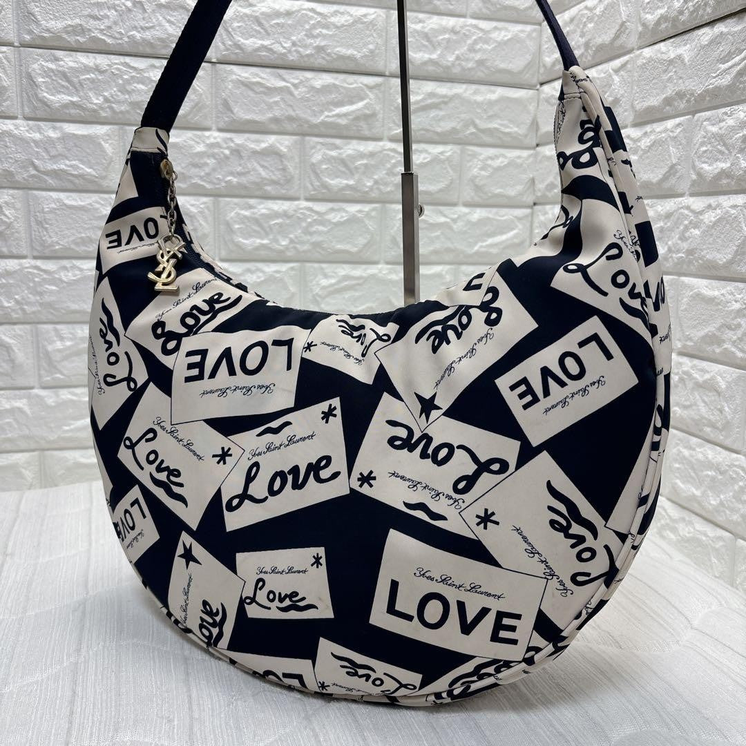 Yves Saint Laurent Love One Shoulder Bag With Charm