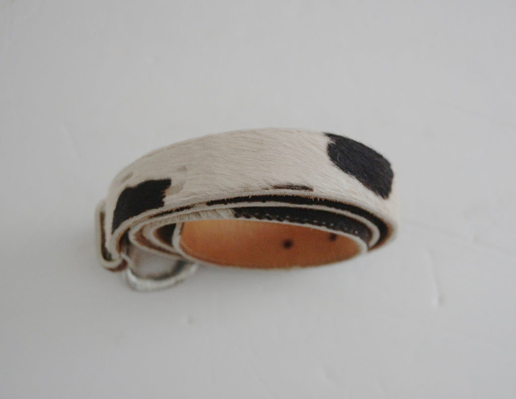 Vintage Gap Cow Hair Leather Belt, Made in USA