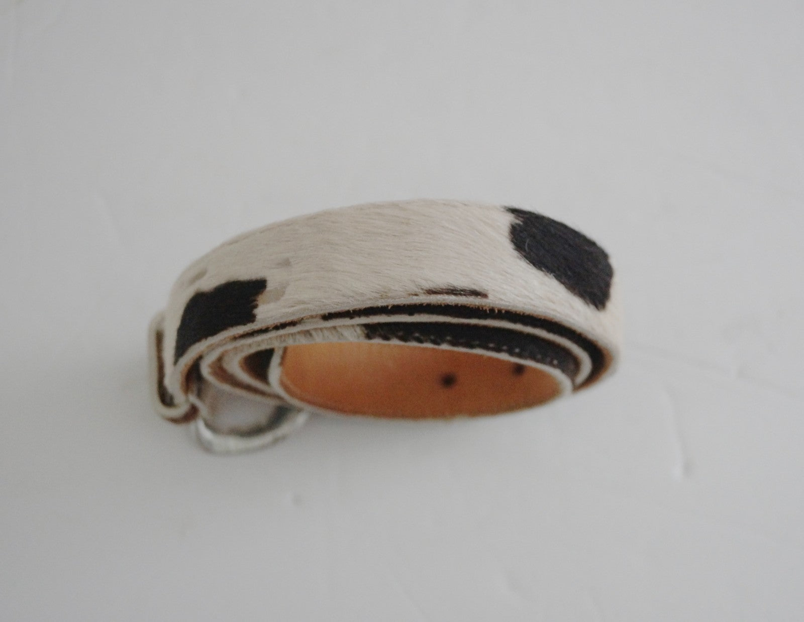 Vintage Gap Cow Hair Leather Belt, Made in USA