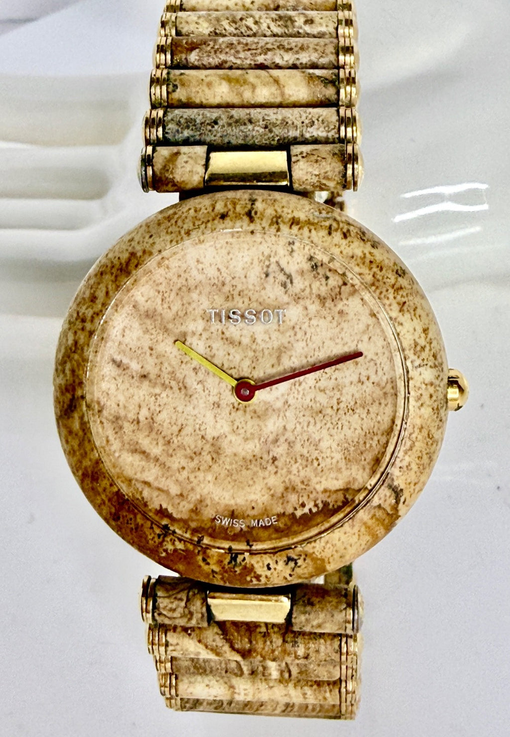 Tissot RockWatch R151 Marble Stone Bracelet Watch