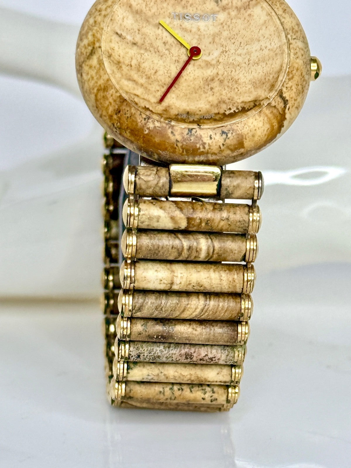 Tissot RockWatch R151 Marble Stone Bracelet Watch