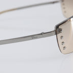 Christian Dior Sunglasses, Brown Metal Frame
