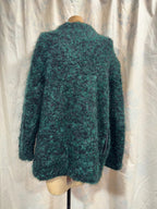Geoffrey Beene Beenebag Mohair Sweater Jacket, Green