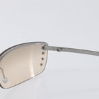 Christian Dior Sunglasses, Brown Metal Frame