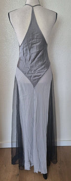 Victoria's Secret Silk Sheer Maxi Slip Dress
