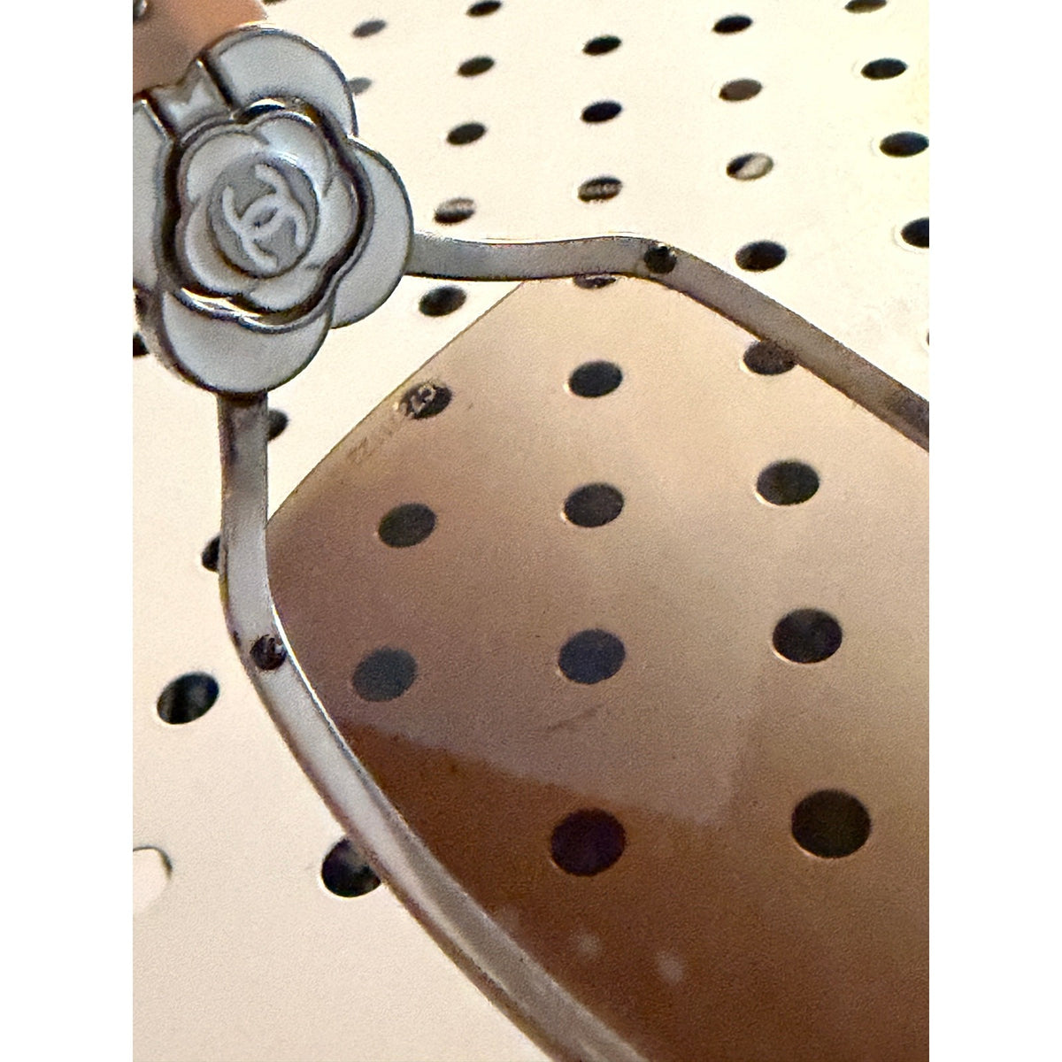 Chanel Y2K Camellia Flower Shield Sunglasses