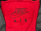 Nike Air Varsity Jacket, Red & Black Wool and Leather
