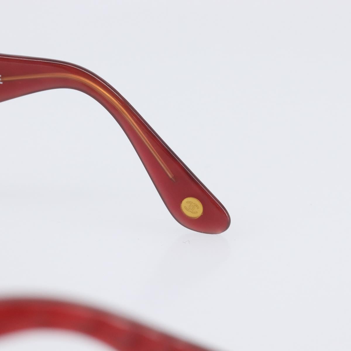 Chanel Sunglasses, Red Plastic with Gold-Tone CC Hardware
