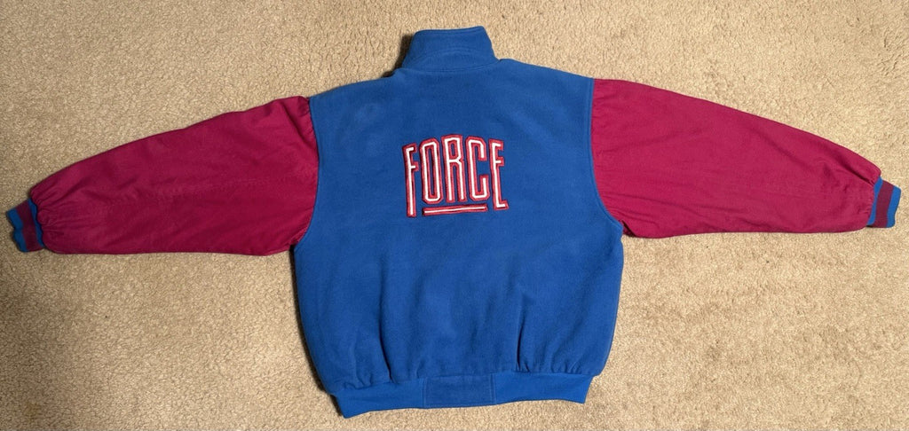 Nike Force Wool Varsity Bomber Jacket - Vintage Basketball
