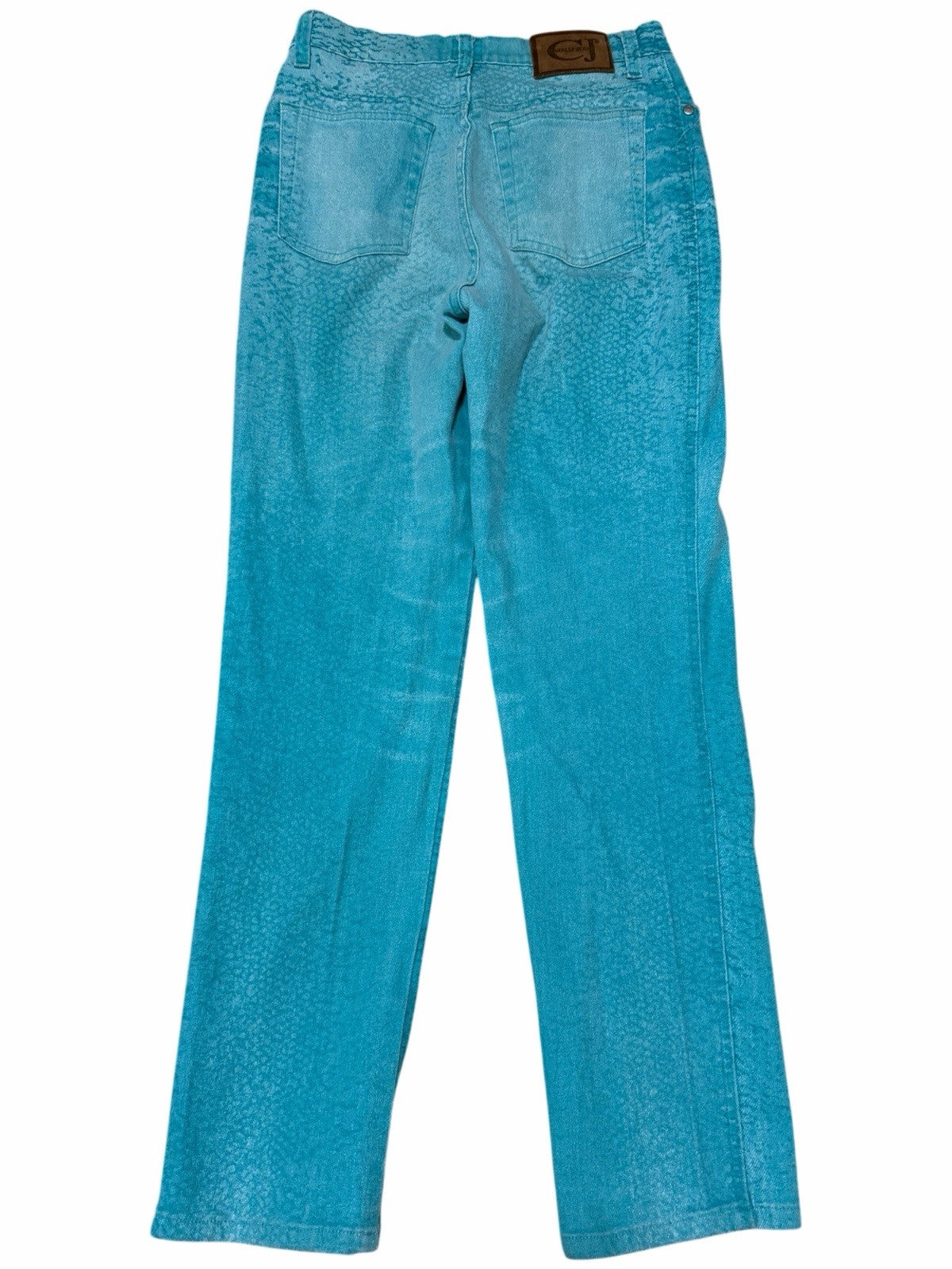 Just Cavalli Blue Python Print Jeans