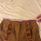 Vintage North Beach Leather 1970s Camel Suede Whipstitch Suit