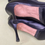 Manolo Blahnik Tall Black Leather Boots