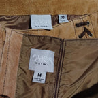 Y2K Vintage NWT Wilsons Leather Maxima Tan Suede Set