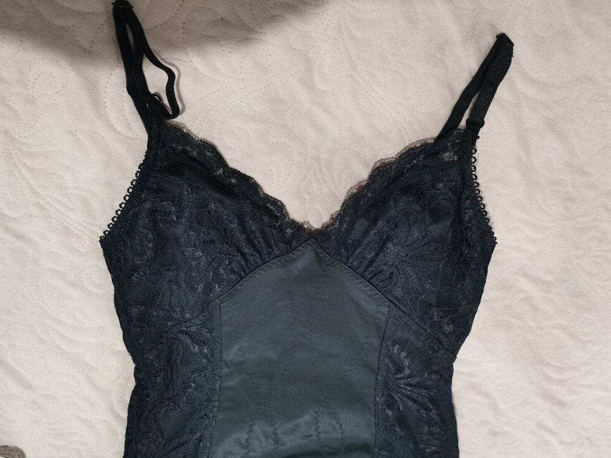 Dolce & Gabbana Lace-Up Bustier Dress in Black Satin