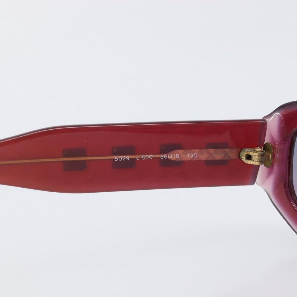 Chanel Sunglasses, Red Plastic with Gold-Tone CC Hardware