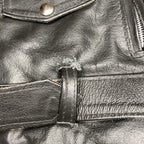Excelled Leather Biker Moto Jacket, Black - Men's 40