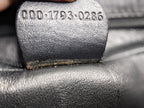 Gucci Black Leather Top Handle Crossbody Satchel Bag